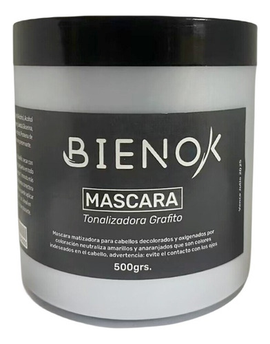 Crema Matizador Grafito Bienok 500g