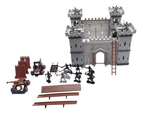 Figura De Acción Pxrje Medieval Castle Knights Toy Army