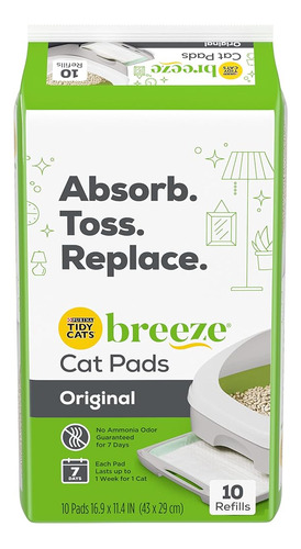 Purina Tidy Cats Breeze Litter System Cat Pad Refills, Breez