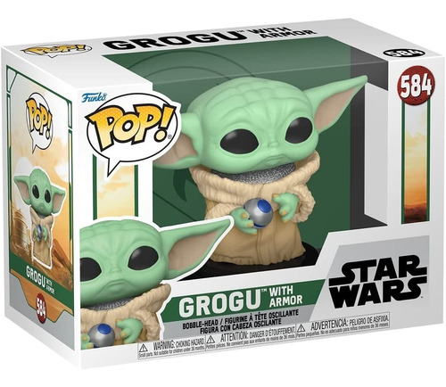 Funko Pop Star Wars The Book Of Boba Fett Grogu With Armor