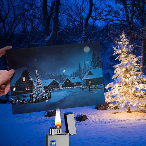 Temperature Controlled Color Changing Christmas Card