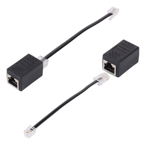 Adaptador Ethernet Para Telefono, Adaptador Vcall Rj45 Rj11,