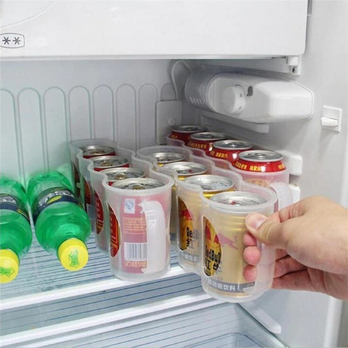 Soporte Porta Cervezas Latas Botellas Organizador De Nevera