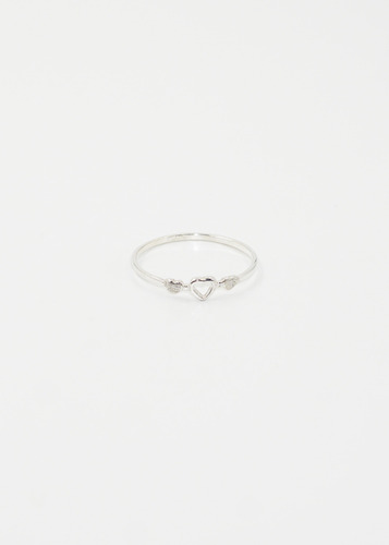 Anillo Con Corazones Plata 925