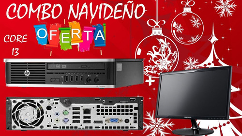 Imagen 1 de 6 de Computadora Hp Compaq Core I3 8200 Ultra Con Pantalla St