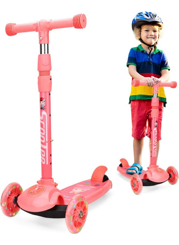 Juego Scooter Patin Del Diablo Juguete Niños Led Ajustable