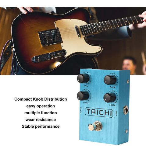 A Pedal Afinador De Efectos Overdrive Para Guitarra