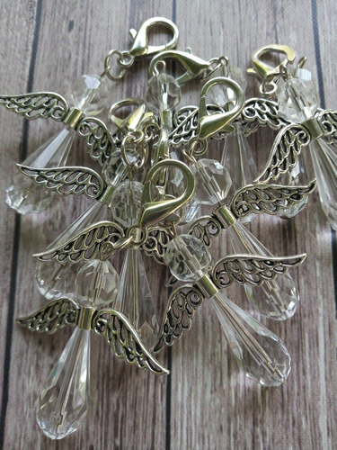 Llavero Dije Angelito En Caja Souvenir X 15 Unidades