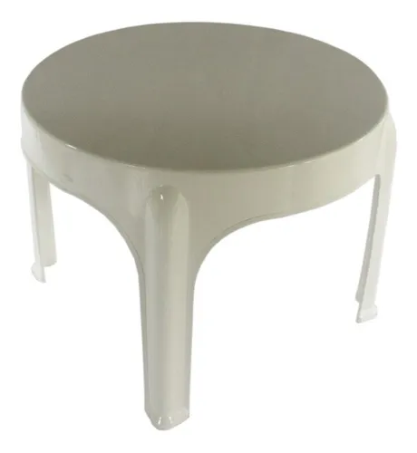 Mesa Auxiliar Plastica Apilable 60 Cm De Diametro
