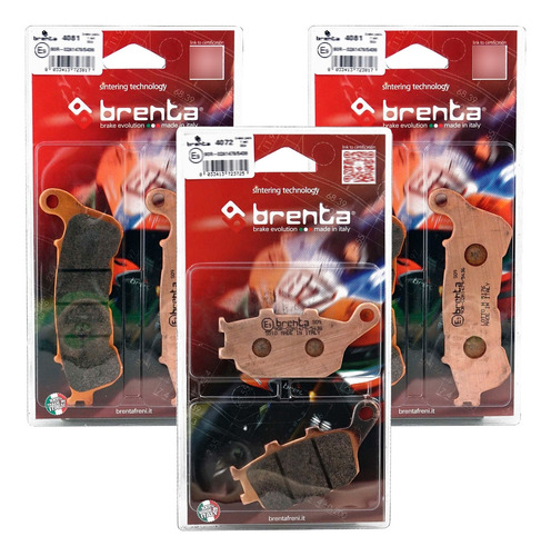 Jg Pastilha Freio Brenta Cbr 600f Com Abs Sinterizada