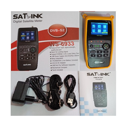 Localizador De Satélite Satlink Ws-6933 Atualizado Acm V10.4