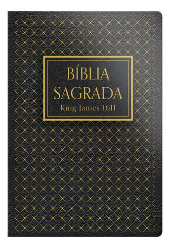 Bíblia King James 1611 - Capa semi luxo preta, de James, King. Geo-Gráfica e Editora Ltda, capa dura em português, 2020