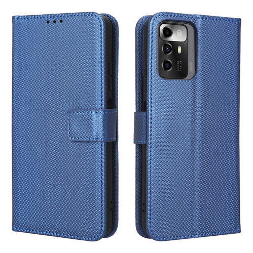 Funda Texturizada Para Zte Blade V40 Smart Luxury Hard Flip