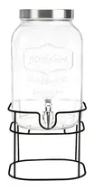 Comprar Pack 2 Dispensadores Vitrolero Vidrio Con Basen Tapa 5lt