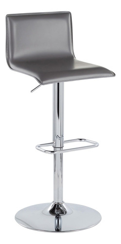 Lumisource Mara Taburete De Bar Ajustable Tapizado Taburetes