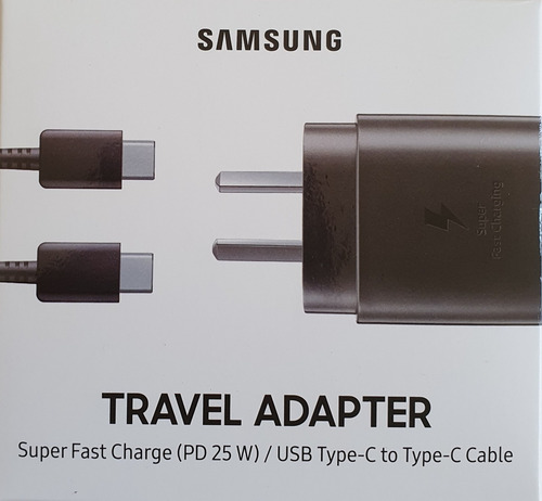 Imagen 4 de 4 de Cargador Samsung Rapido 25w S21 S20 Fe Note 20 10 Ultra Plus