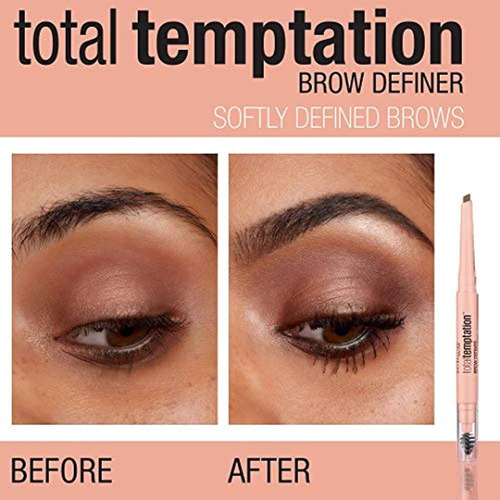 Imagen 3 de 5 de Lápiz Definidor De Cejas Total Temptation De Maybelline Rubi
