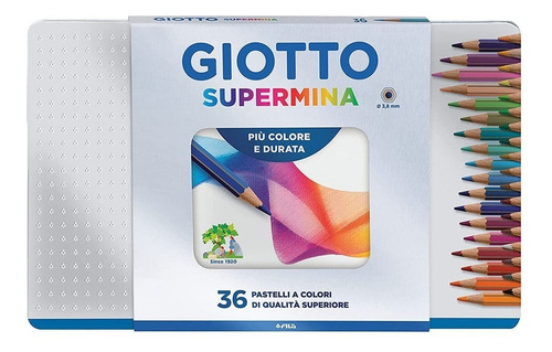 Set 36 Lápices De Colores Giotto Supermina