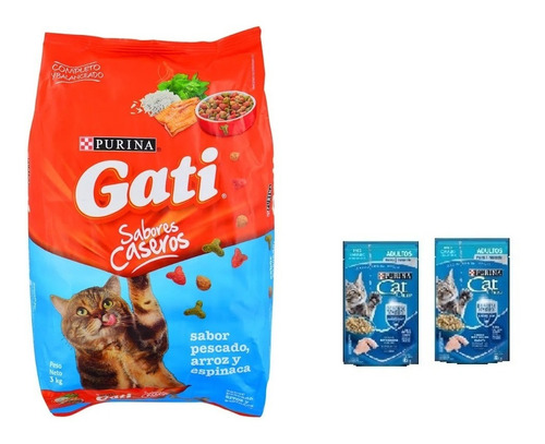 Gati Pescado 15k + 2 Sachets + Envio Gratis