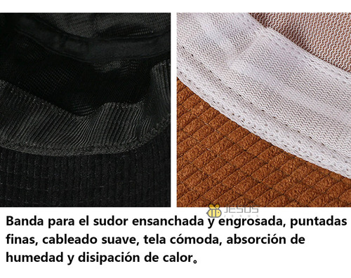 Pescador Sombrero De Ajustable De Pana De Algodón Unisex 2pk