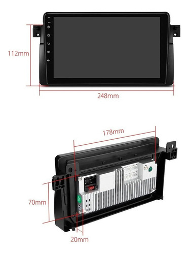 Android Bmw Serie 3 1998-2006 Carplay Gps Wifi Mirrorlink Hd