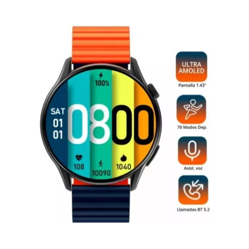 Imagen 6 de 9 de Smartwatch Kieslect Calling Watch Kr Pro + Malla + Film