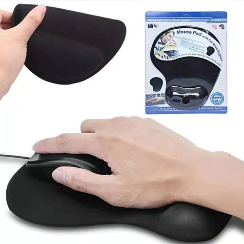 Mouse Pad Ergonomico Con Apoya Muñeca De Gel