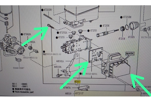 Modulo Bomba De Freno De Toyota Land Cruiser Lc200 2017