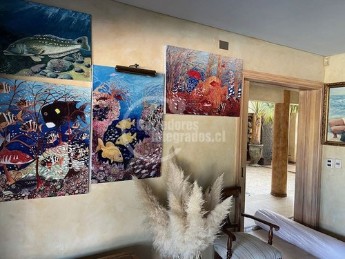 Casa En San Carlos De Apoquindo, 5d 7b, Conexión Subterránea