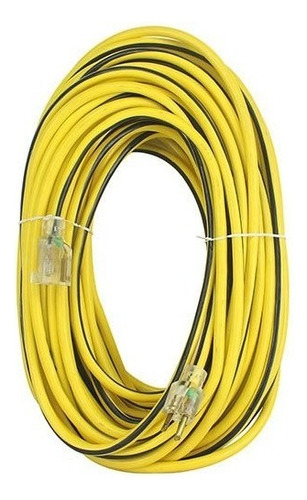 Extension Electrica 30m Sanelec Uso Rudo 13a Enchufe De Luz Color Amarillo