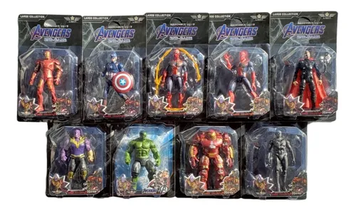 Muñecos Marvel Avengers Articulados Thanos Hulk Spiderman