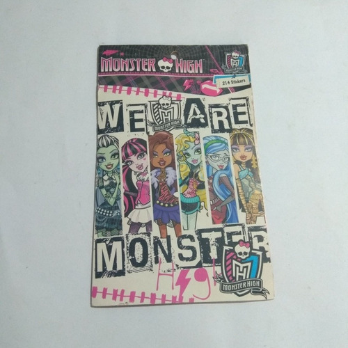 Monster High 214 Stickers Skelita Lagoona Draculaura 