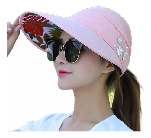 Señoras Sombrero De Sol Casual Moda De Viaje 2pcs