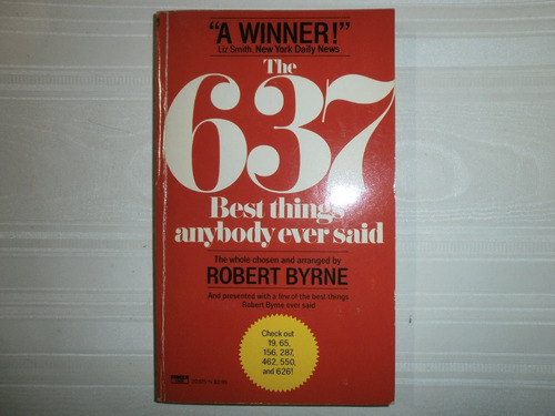 637 Best Things Anybody Ever Said Robert Byrne Fawcett Crest