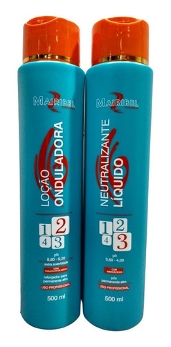 Mairibel Permanente Afro - Loção Onduladora + Neutralizante Cor de cabelo