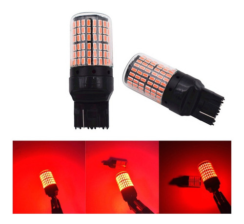 Imagen 1 de 3 de Lampara Led T20 144 Led Vidrio/cerámica 12v Luz Roja