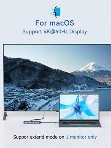 Adaptador De Estación De Acoplamiento Usb C A Displayport Du