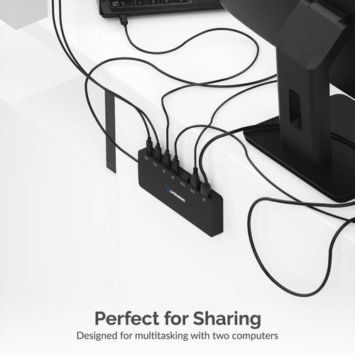 Switch Kvm Usb C Sabrent Usb-kcpd 2 Pc Con Usb-c Pd Y Hdmi