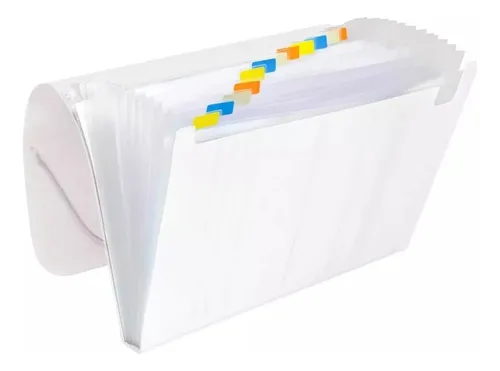 comprar Pasta Sanfonada Dac Organizadora A4 12 Divisórias Coloridas Cor Transparente comprar Pasta Sanfonada Dac Organizadora A4 12 Divisórias Coloridas Cor Transparente