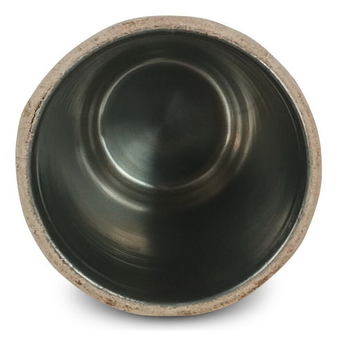 Copo Cuia Terere Chimarrão De Inox Revestimento Couro 250ml