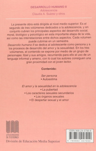 Desarrollo Humano 2 Adolescencia Trillas