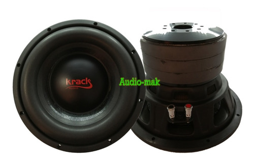 Par Subwoofer Krack 10 Kw10800xp 1000w Rms Triple Iman