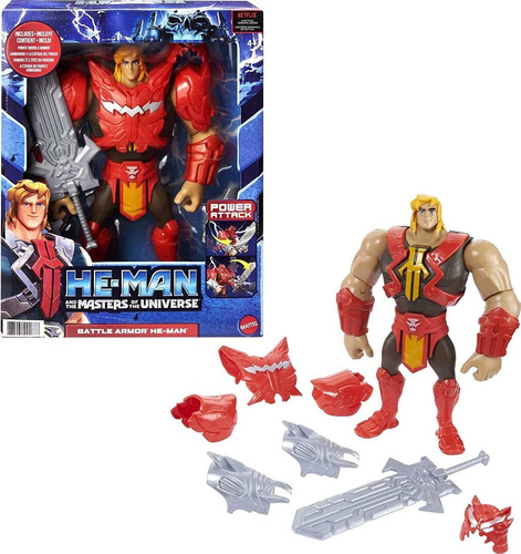 Masters Of Universe Figura He Man Armadura Batalla Netflix