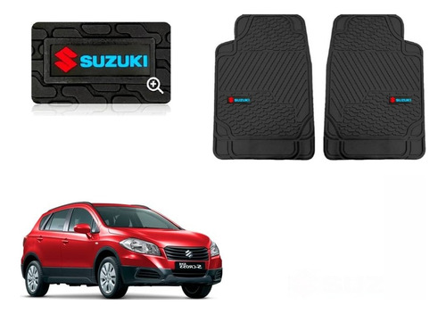 Tapetes 2pz Delanteros Logo Suzuki Sx4 Cross 2008 A 2016