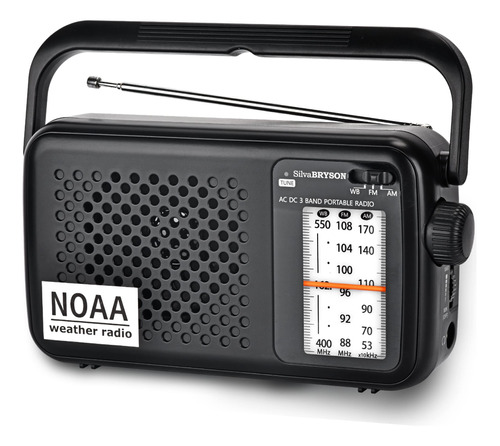 Silvabryson Noaa Radio Transistor Portatil Meteorologico, Ra