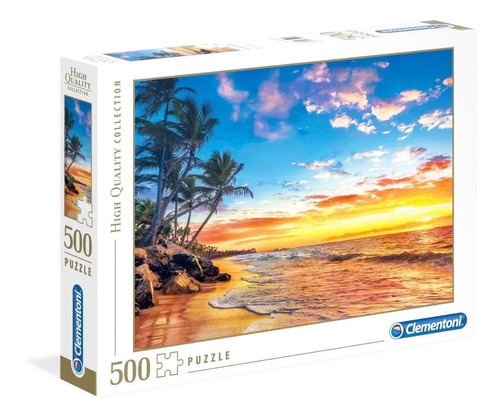 Rompecabeza Puzzle Playa Paradisiaca X 500 Clementoni Full