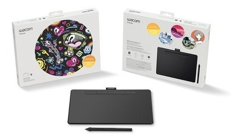 Tableta digitalizadora Wacom Intuos CTL6100WLE0 CTL-6100WLE0 con Bluetooth negra