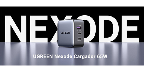 Cargador Universal 65w Ugreen + Cable Usb-c-lightning 60759
