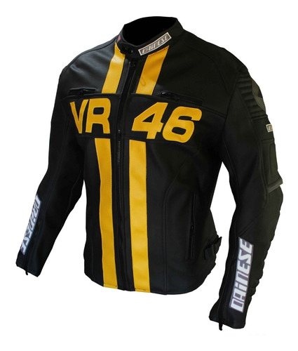 Campera Valentino Rossi Vr46 Cuero Eco Con Protecciones