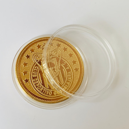 Moneda Club Chivas Guadalajara Baño Oro 14k Regalo Ideal